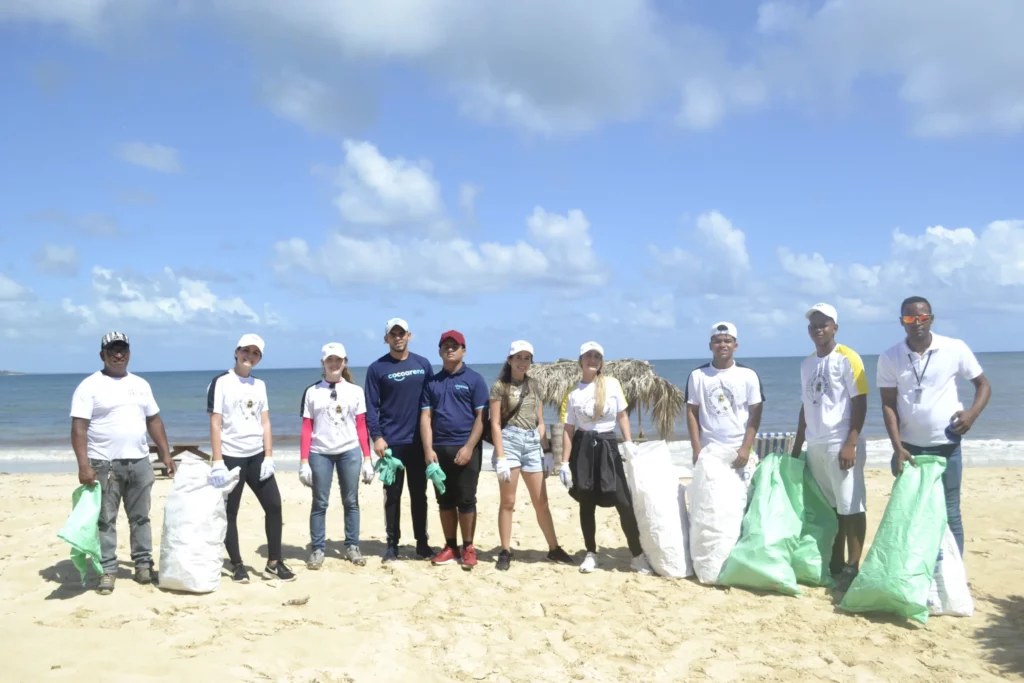 Cleaning day at Macao Beach