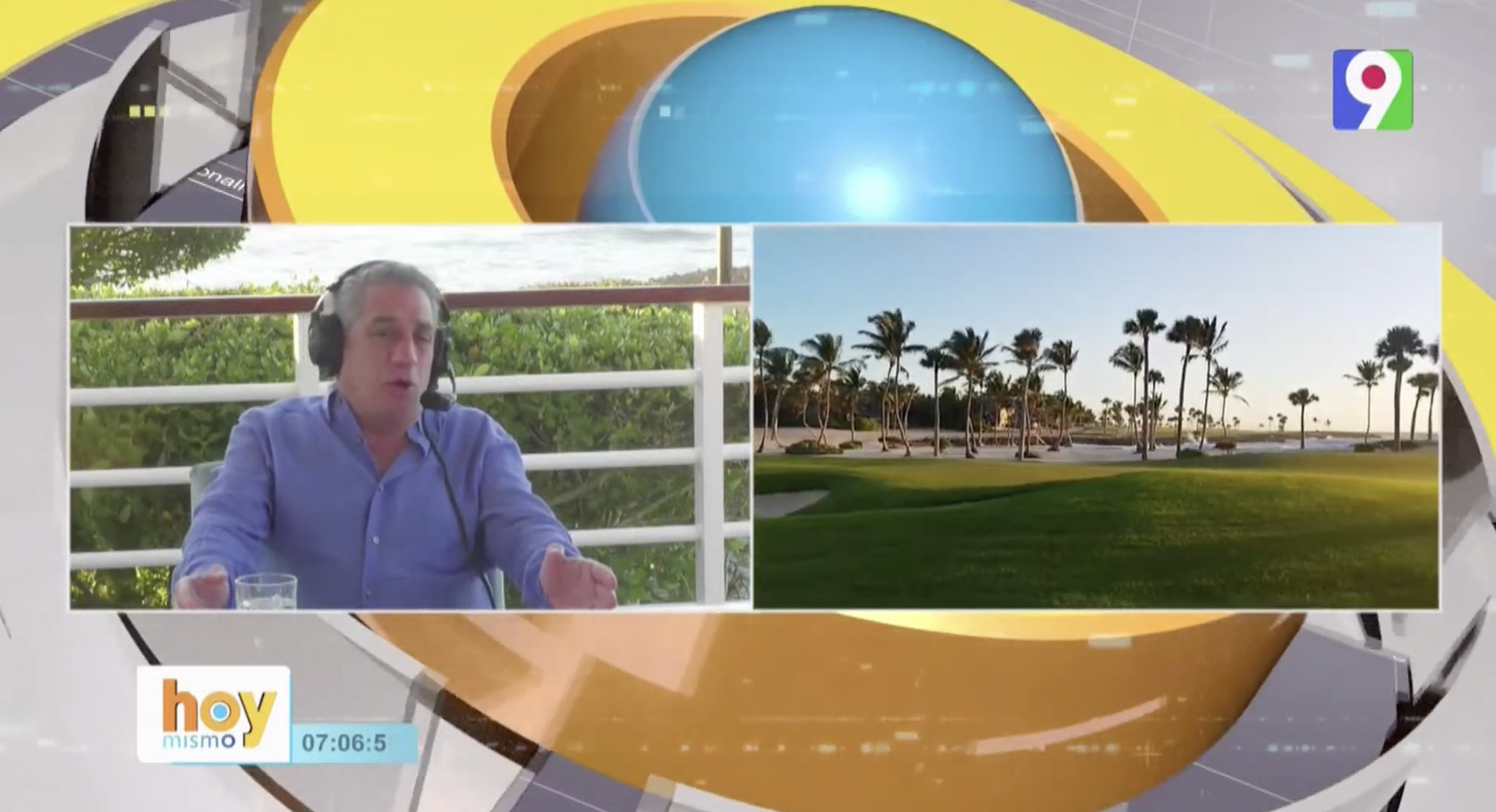 Programa Matinal Nacional de noticias ”HOY MISMO” trasmite en vivo desde Cap Cana