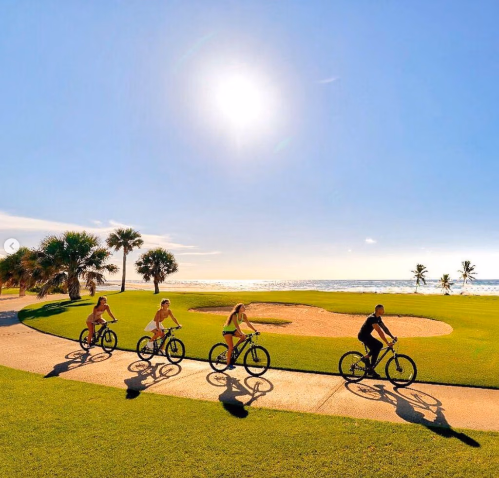 Biking at Cap Cana