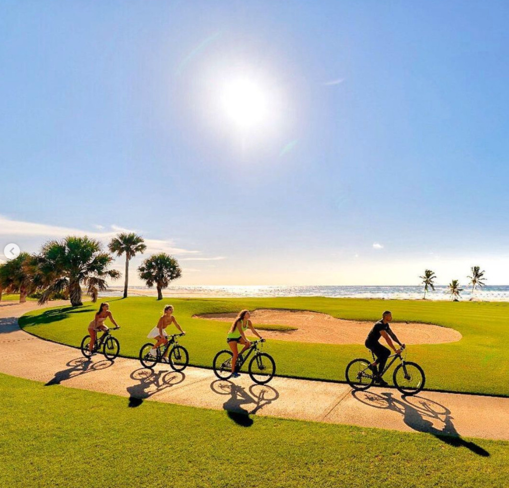 Biking at Cap Cana