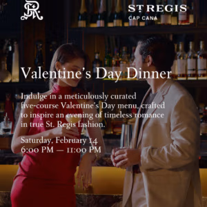 Valentine Day Dinner St Regis