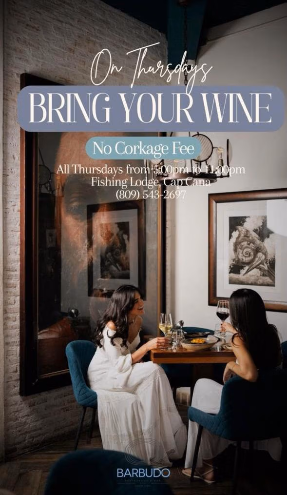 Bring Your Wine at Barbudo