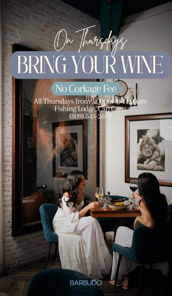 Bring Your Wine at Barbudo