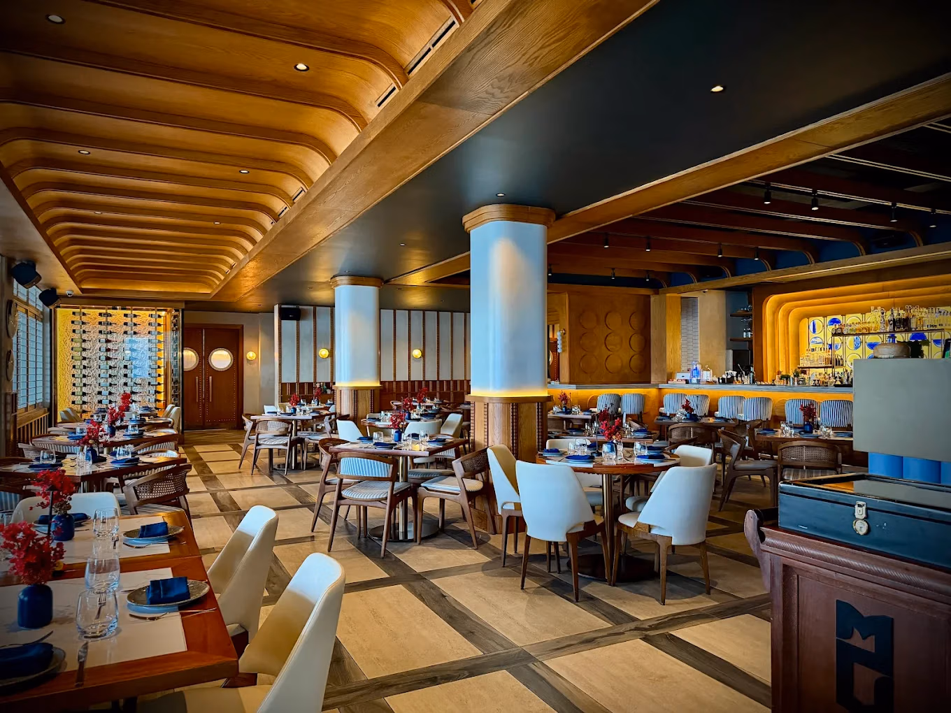 Waterfront dining at Noah, Marina Cap Cana