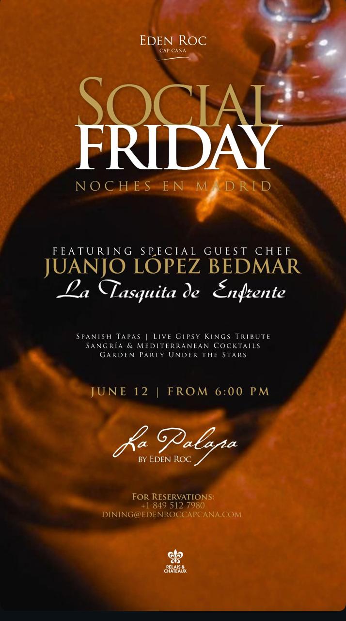 Social Friday at La Palapa Eden Roc