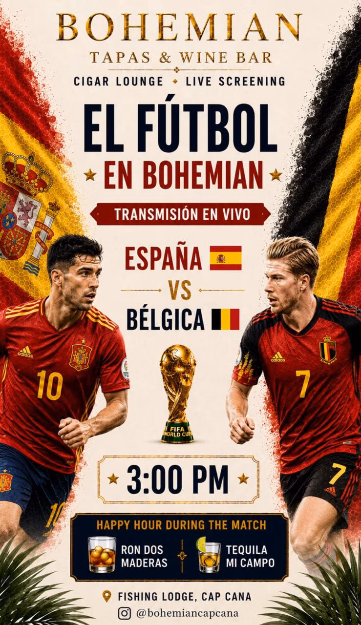 El Futbol at Bohemian, Espana vs Belgica