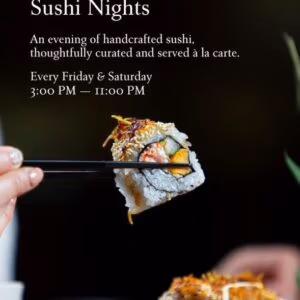 Sushi Nights at St Regis Cap Cana