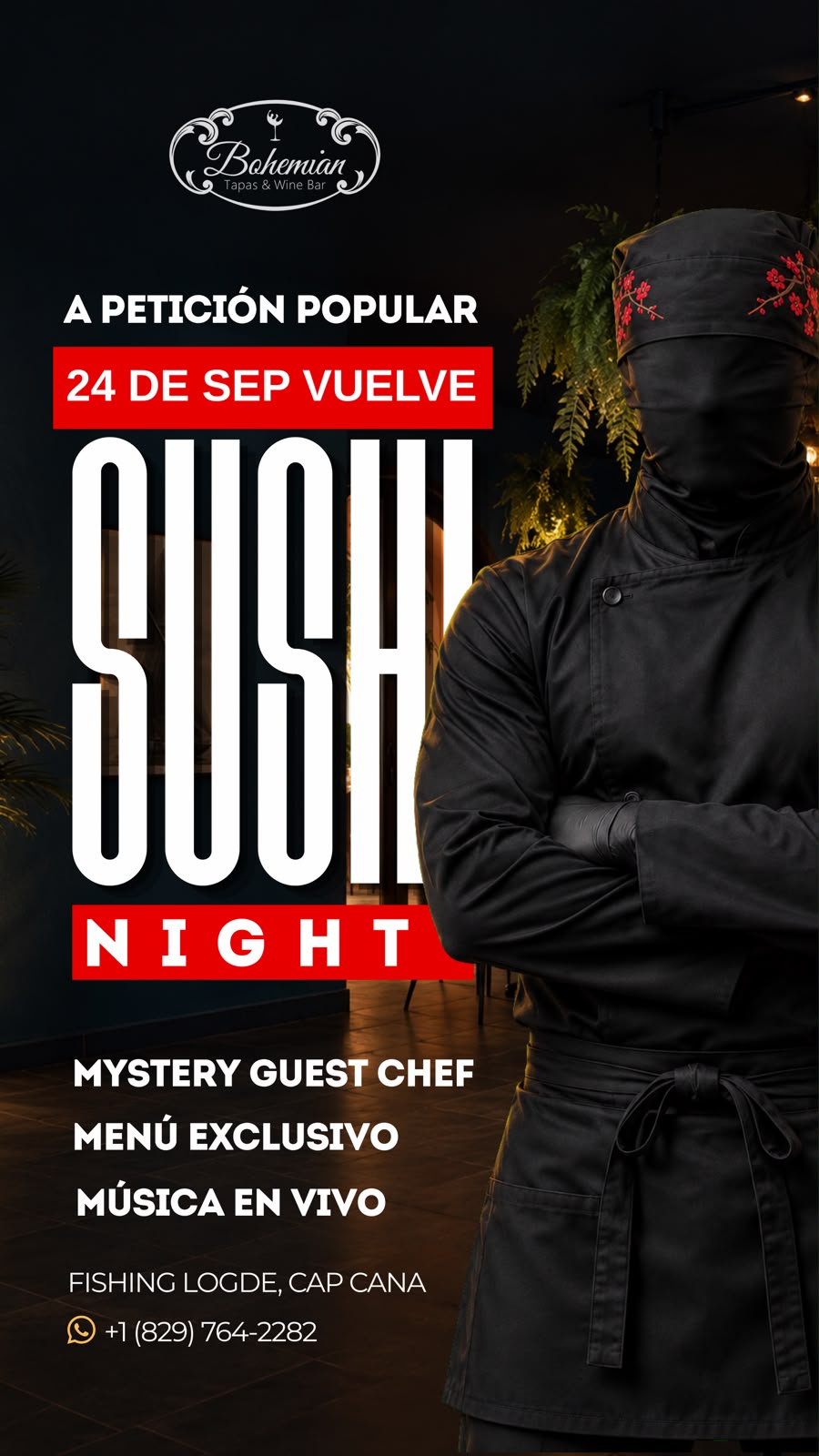 Sushi Night at Fishing Lodge
