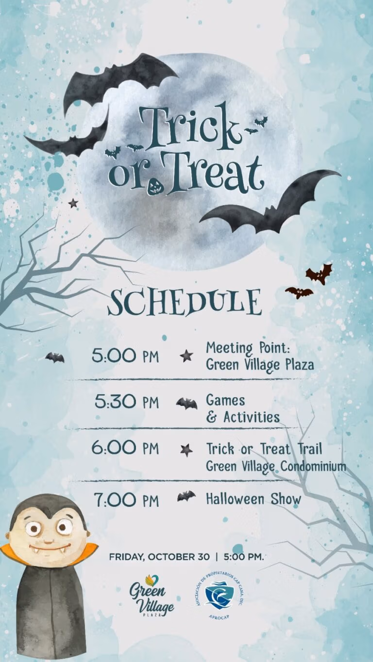 Trick or Treat at Green Village Plaza CC